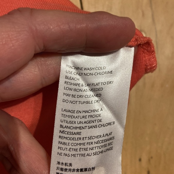 Anthropologie coral tank top, cotton, size S - Picture 7 of 9